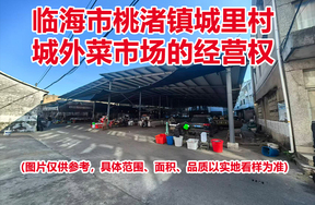 临海市桃渚镇城里村城外菜市场的经营权